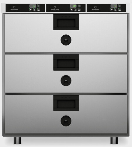 Warm holding drawers with separate controls HSW313E